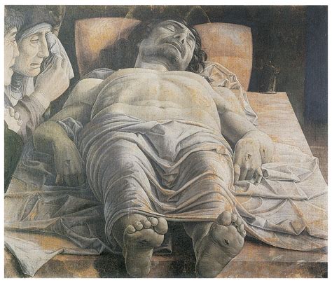 Dead Christ Painting by Andrea Mantegna - Pixels