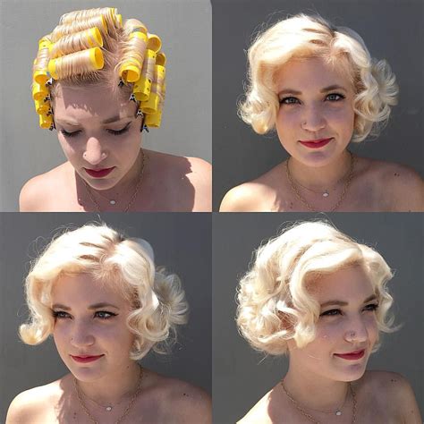 16+ Exemplary Roller Set Hairstyles For Short Length Hair