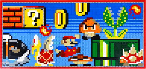 Nintendo World LEGO Mosaic by VonBrunk on DeviantArt