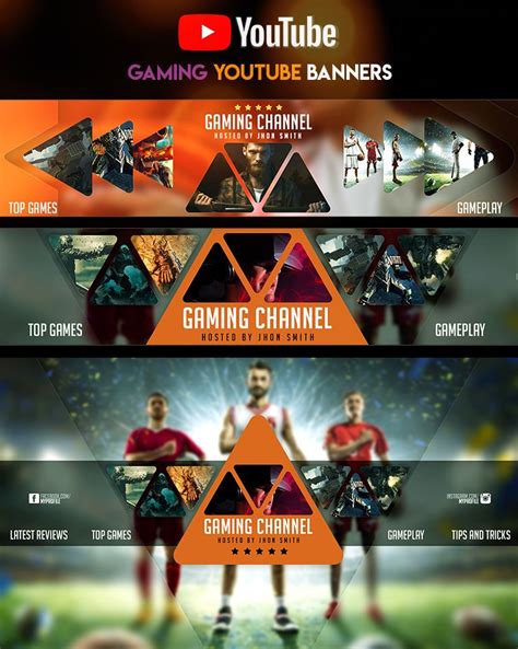 4 YouTube Gaming Banners | Gaming banner, Banner ads, Banner