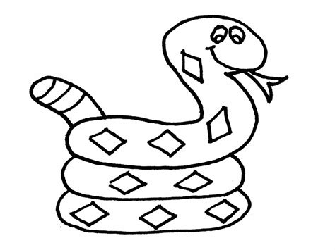 Snake coloring pages to download and print for free