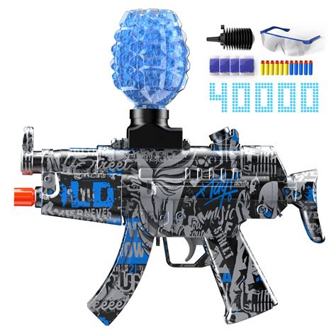 Buy Splatter Ball Automatic - MP5 Gel Ball Blaster Toy , 40K Water ...