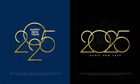 Premium Vector | Happy new year 2025 background design