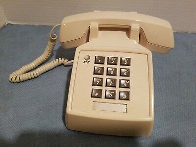 ATT CORDED TELEPHONE DESK SET 2500 MMGL SINGLE LINE EXCELLENT CONDITION ...