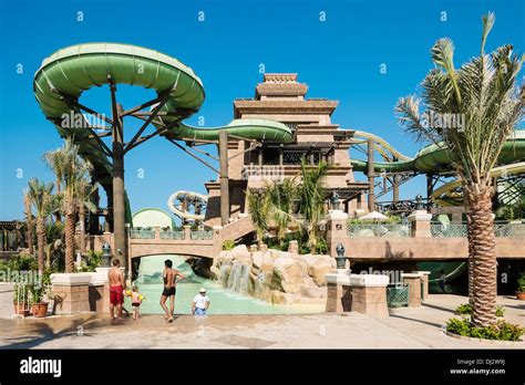 The new Tower of Poseidon at Aquaventure water park at the Atlantis ...