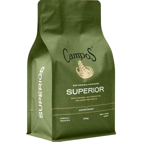 Campos Superior Coffee Beans 500g | Woolworths