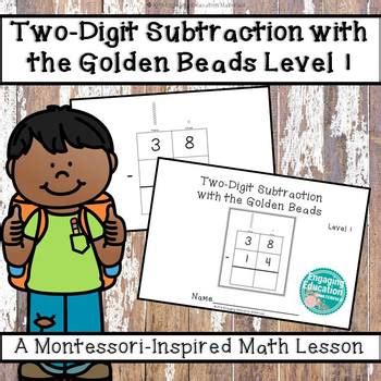 Two-Digit Subtraction with the Montessori Golden Beads Level 1 | TpT