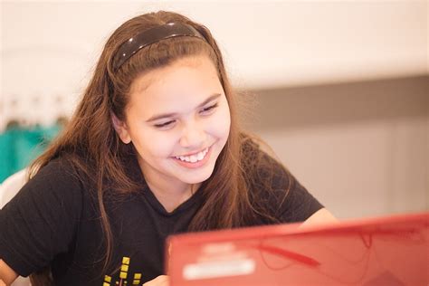 Girl coding on the computer | Saturday Kids