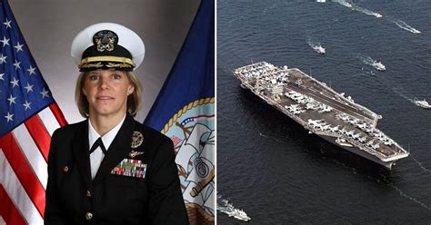 Female Pilot To Become The First Woman To Command US Nuclear-Powered Aircraft Carrier - Small Joys