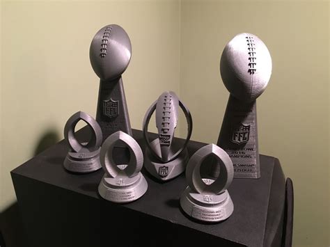 AFC/NFC Championship Trophy Replica by MCdeltaT | Download free STL ...