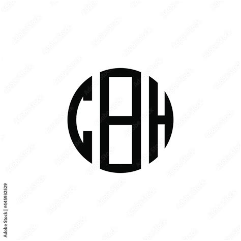 CBH letter logo design. CBH letter in circle shape. CBH Creative three letter logo. Logo with ...