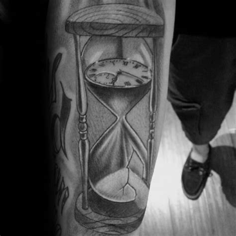 Hourglass Sand Timer Tattoo - Glass Designs