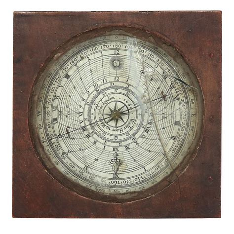 Plane table compass by Walter Hayes, 17th Century, London. Walter Hayes worked between 1648-1687 ...