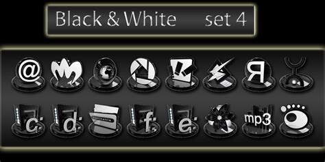 black and white icons set4 by xylomon on DeviantArt