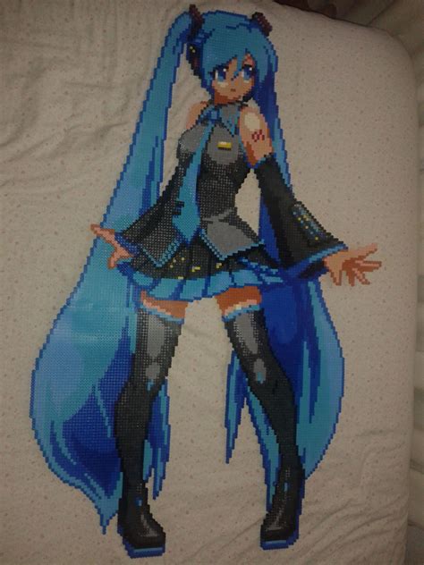 Minecraft Pixel Art Hatsune Miku