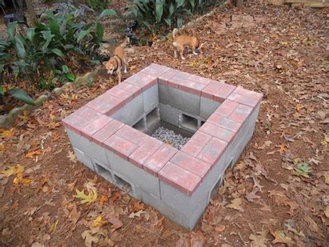 DIY Cinder Block Fire Pit Ideas, Plans, Pros and Cons | Cinder block fire pit, Fire pit designs ...