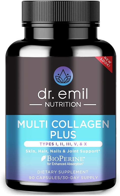 Dr. Emil Nutrition Multi Collagen Plus Pills - Collagen Supplements to ...