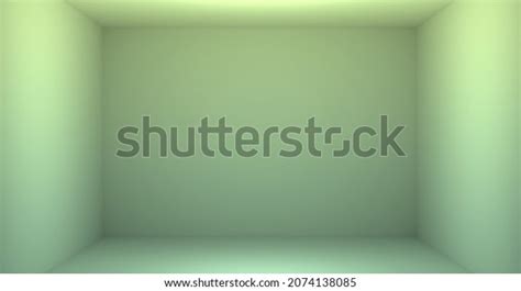 Empty Green Room Background Showroom 3d Stock Illustration 2074138085 | Shutterstock