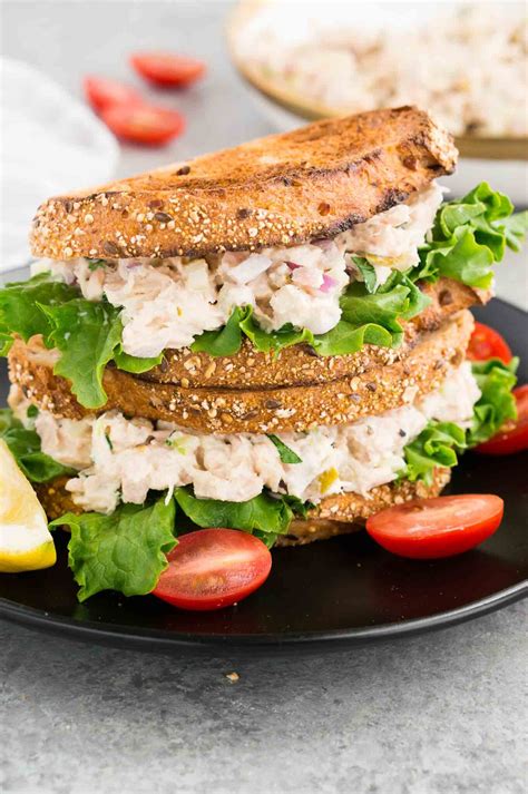 Tuna Salad Sandwich (Quick & Easy Lunch) - Delicious Meets Healthy