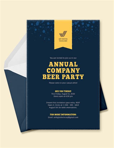 Corporate Event Invitation