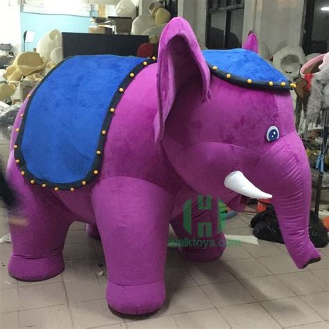 3L*1.8W*1.2hm Inflatable Elephant Mascot Costume for Adult - China ...