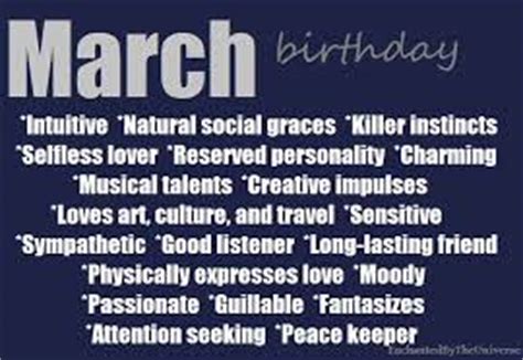 7 Fascinating Traits of People Born in March