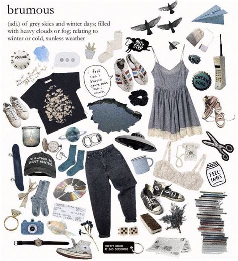 Brumous gray blue aesthetic | Cool outfits, Cute outfits, Aesthetic clothes