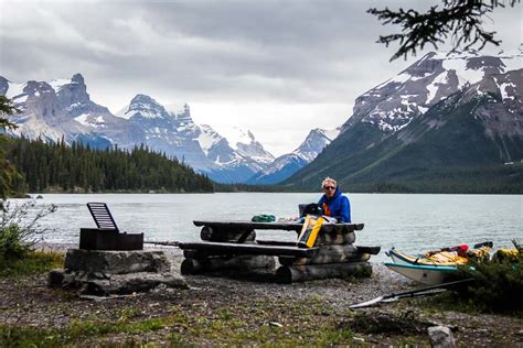 Kayaking Maligne Lake in Jasper National Park - Hike Bike Travel