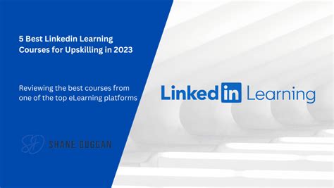 5 Best Linkedin Learning Courses for Upskilling in 2023 - Shane Duggan