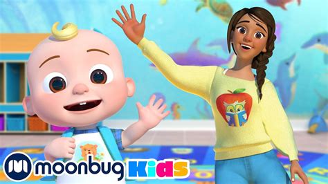 The Teacher Song! | CoComelon Sing Along | Learn ABC 123 | Fun Cartoons | Moonbug Kids - YouTube