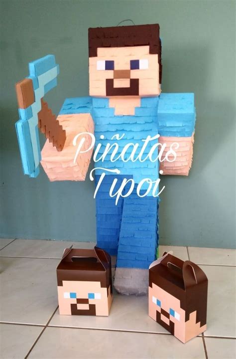 Minecraft Piñata for a Fun Birthday Party