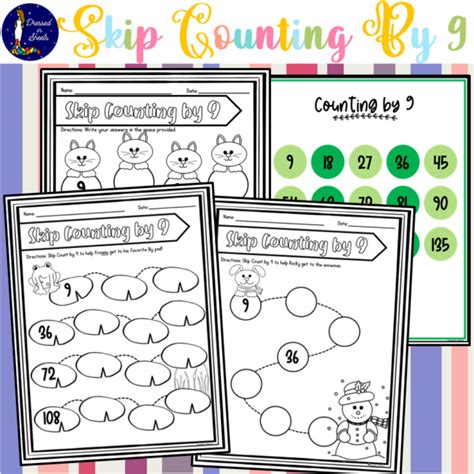 Skip Counting by 9 Worksheets | Made By Teachers