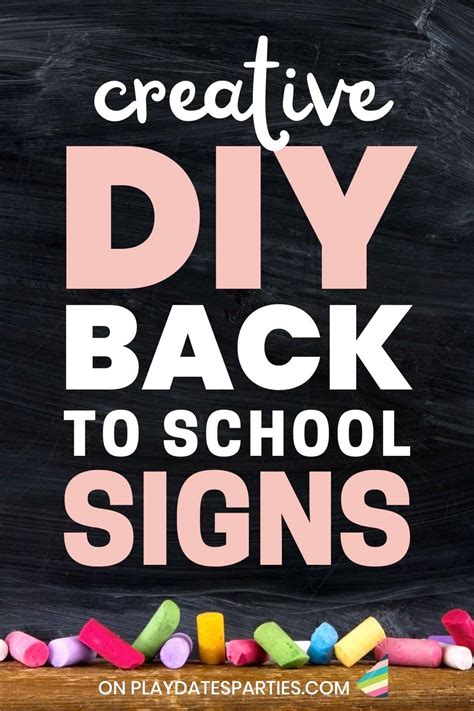 11 DIY Back to School Sign Ideas for Busy Moms