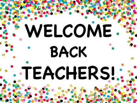 Welcome Back Teachers Printable Back to School Sign With Fun - Etsy