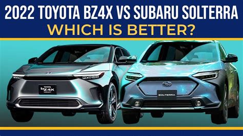 The ALL NEW 2022 Toyota BZ4X vs Subaru Solterra - Which Is BETTER ...