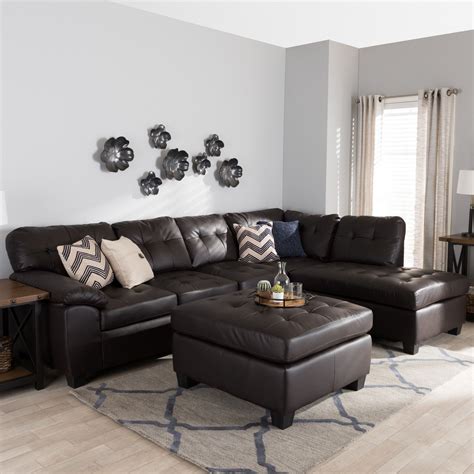 15 Best Collection of Leather Sectionals with Ottoman