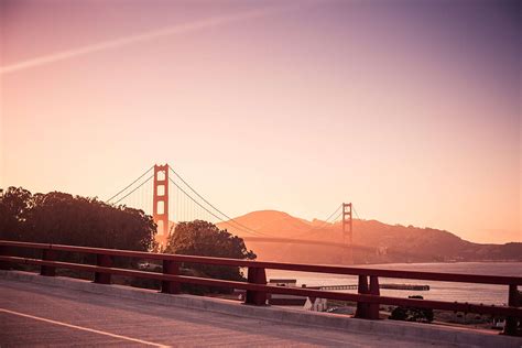 Stunning Golden Gate Bridge at the Evening Sunset Free Stock Photo ...