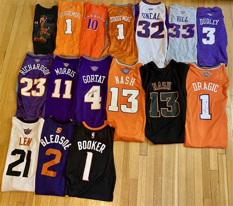 My Suns jersey collection... With the Suns atop the NBA standings, I ...