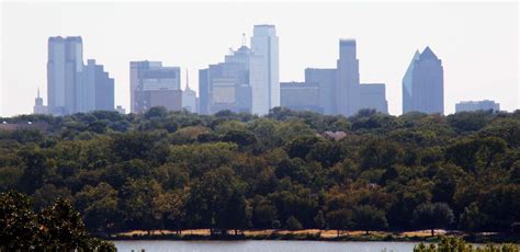 downtown, from uptown. Dallas skyline. | It was a bit hazy t… | Flickr