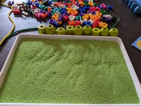 Edible Coloured Sand Tuff Tray | parentutor.co.uk