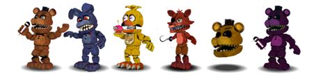 Fnaf 2 Unwithered Animatronics Canon by Educraft.deviantart.com on ...