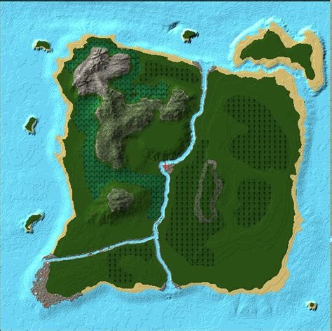 Custom Terrain World Painter map Minecraft Map