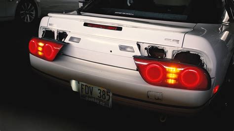 DIY FULL LED Nissan 240sx S13 Type X Taillight Pt.1 ~ Sequential Turn Signal - YouTube