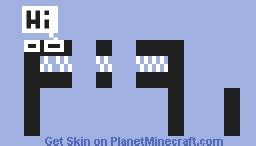 F from the alphabet lore Minecraft Skin