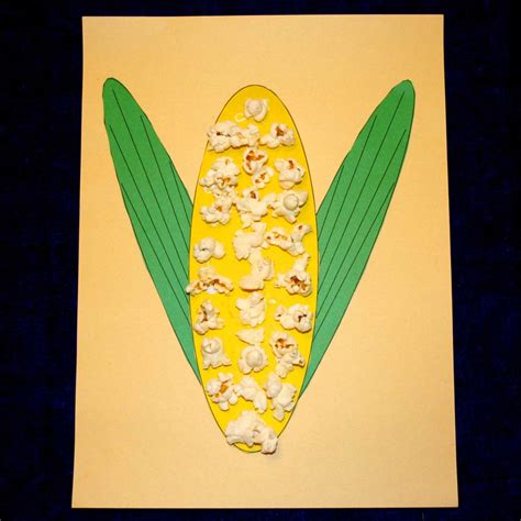 Crafts for Special Needs Children: Thanksgiving Corn Craft - The Life Skills Train