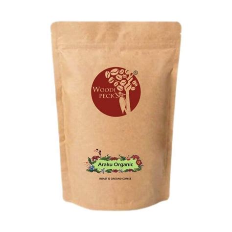 Woodi Peck's Araku Organic Black Coffee Powder - 250 Grams