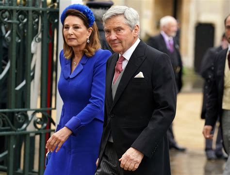 Kate's Mom Carole Middleton Spotted at the Coronation in a Blue Dress ...