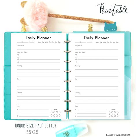 Printable Planner Inserts