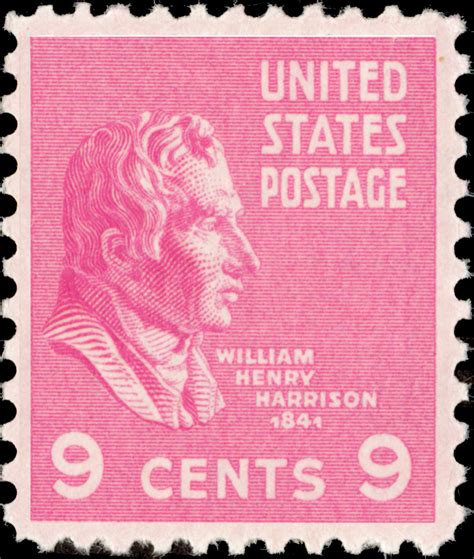 Classic U.S. Stamps: Scott 814, 9c William Henry Harrison