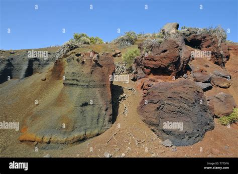 Colorful mountains in Tenerife, Canary Islands, Spain Stock Photo - Alamy